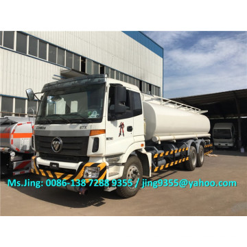 Foton Auman 6*4 heavy fuel oil truck tanker, 20KL oil tanker with 6 compartments on sale in the Philippines